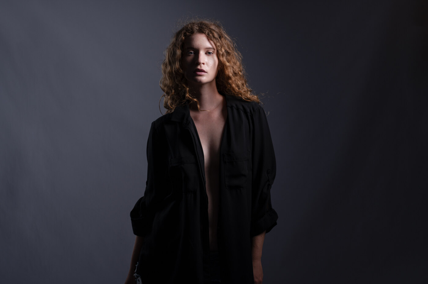 Sophe Robertson in a studio editorial portrait
